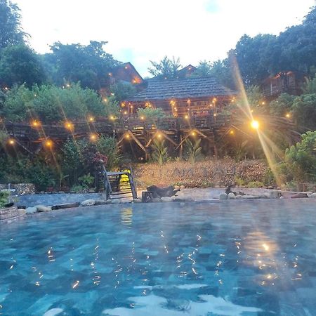 Cau Treo Homestay Cham Ta Lao Kültér fotó