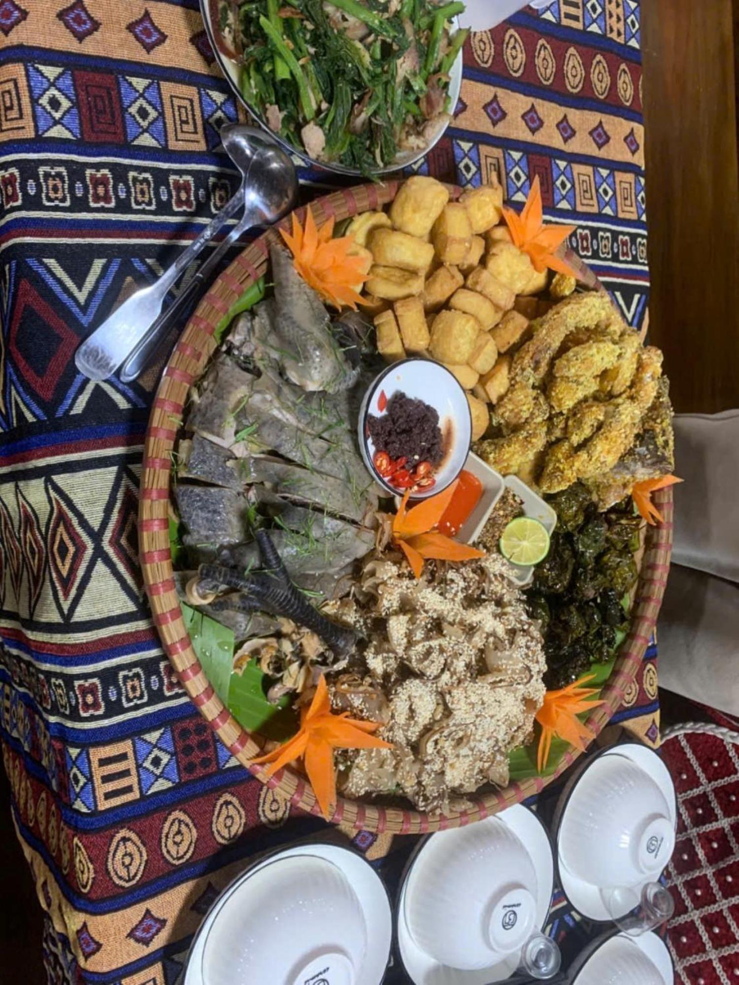 Cau Treo Homestay Cham Ta Lao Kültér fotó